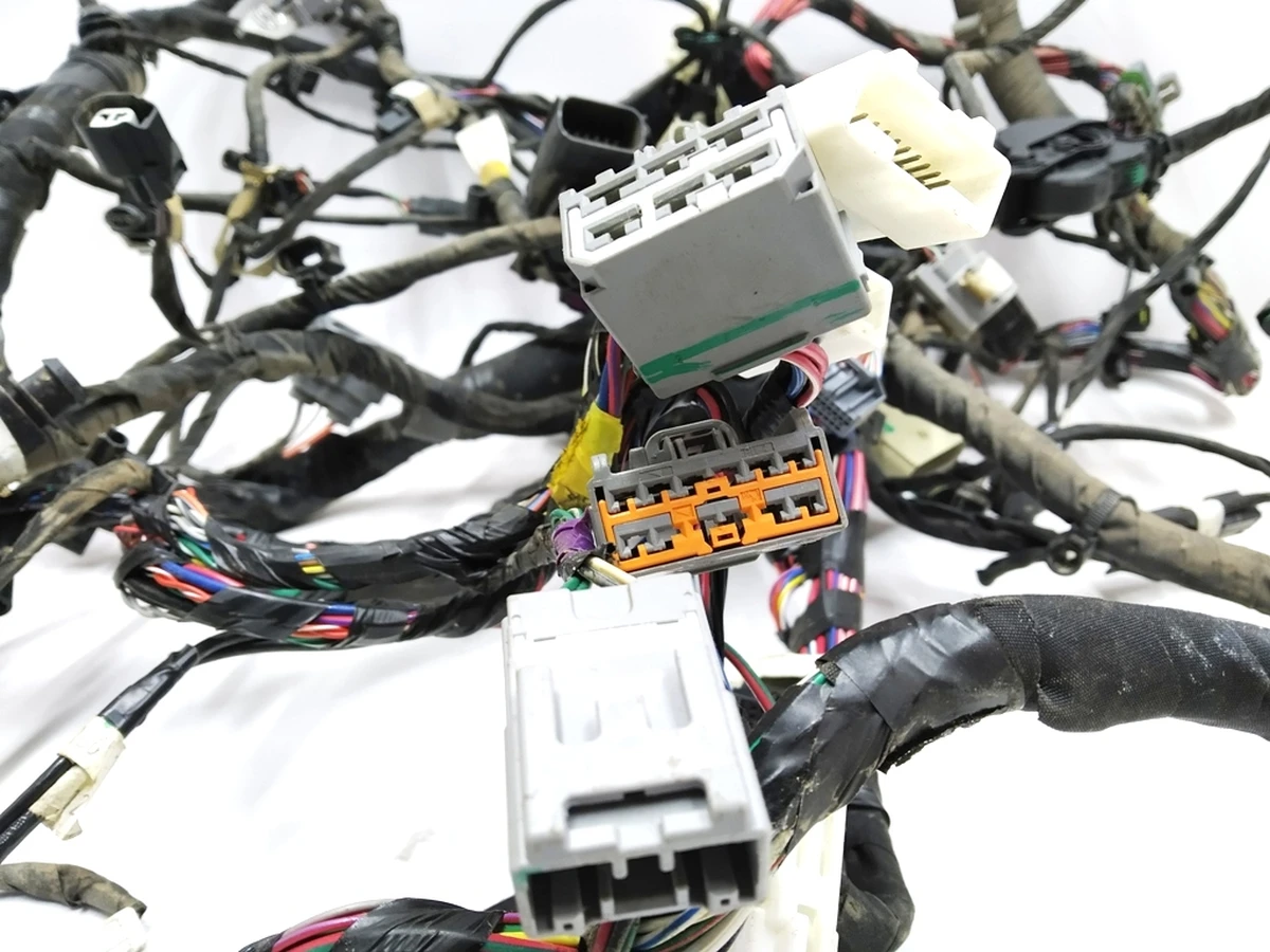 2 Electrical wiring front underhood solid RWD disassembled Tesla model S REST 1046132-07-S