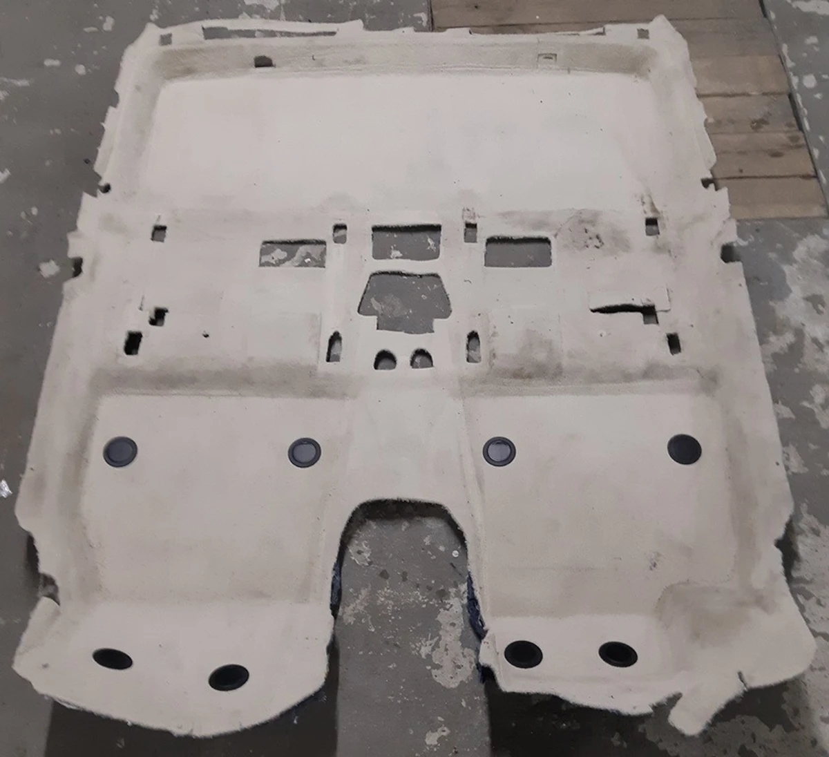 1 Interior carpet COMPART ZUMA Tesla model S REST 1047582-01-F