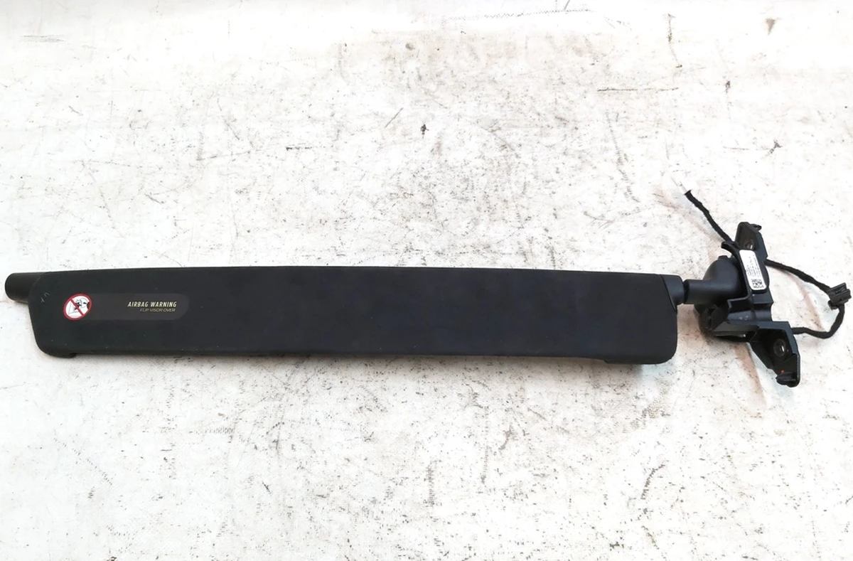 1 ASY SUNVISOR LH ALCANTARA MAMMOTH US REV A with damage Tesla model X 1108417