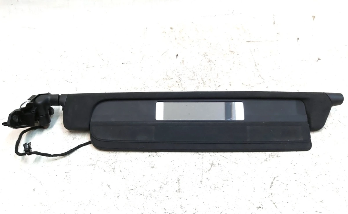 1 ASY SUNVISOR LH ALCANTARA MAMMOTH US REV A with damage Tesla model X 1108417