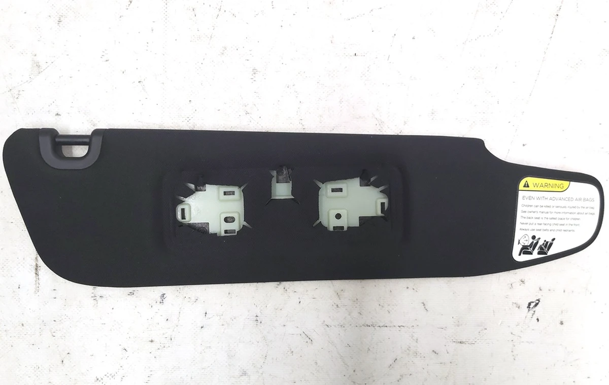 1 Sun visor right ULS BLK US without bracket Tesla model S REST 1050620-06-A