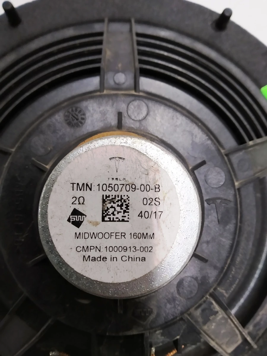 8 Audio, speaker, midwoofer, slim,,160MM Tesla Model X 1050709-00-B