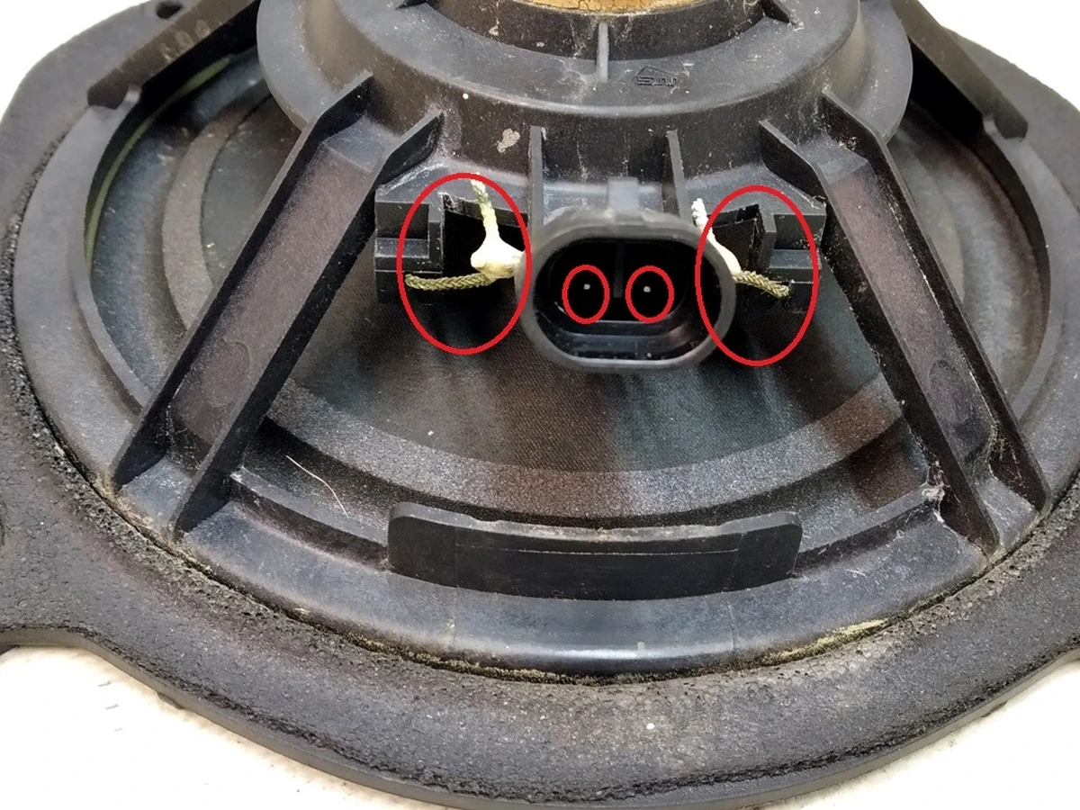 Динамік аудіосистеми 160 мм задніх дверей лівої / правої Tesla Model X 1050709-00-B