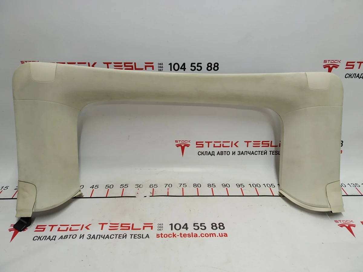 6 Облицовка верхнего стекла двери задней левой ALC CRM Tesla Model X 1051545-07-J