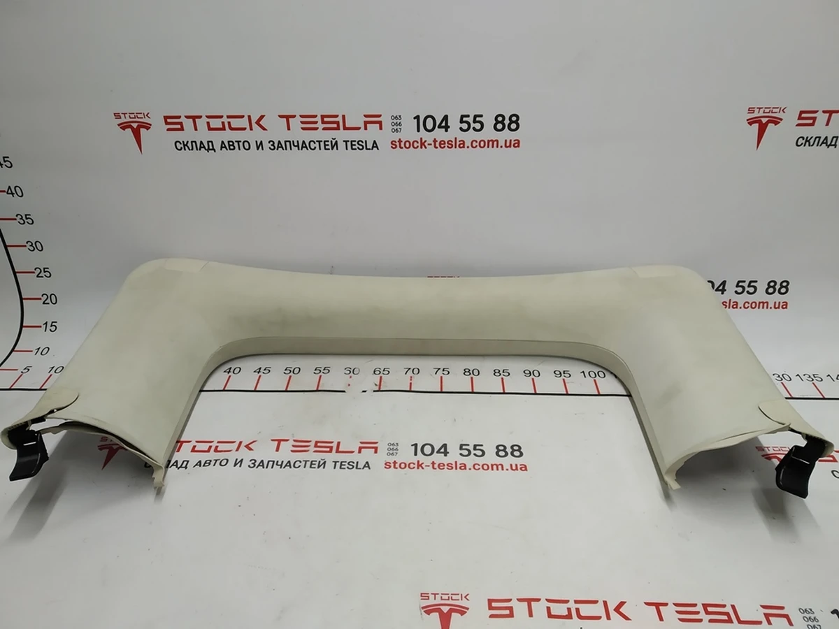 6 Облицовка верхнего стекла двери задней левой ALC CRM Tesla Model X 1051545-07-J