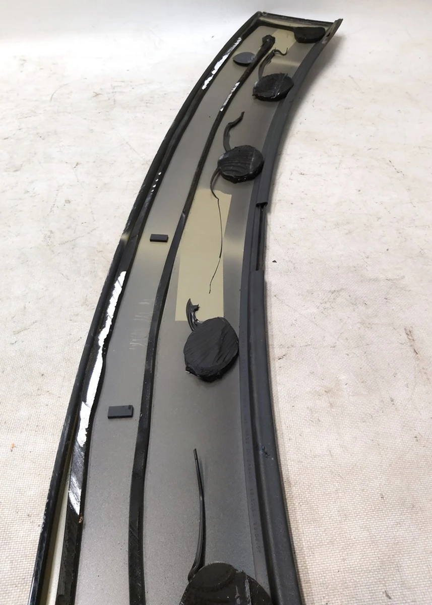 1 Панель зовнішня декоративна даху передня Tesla model S, model S REST 1053588-S0-B