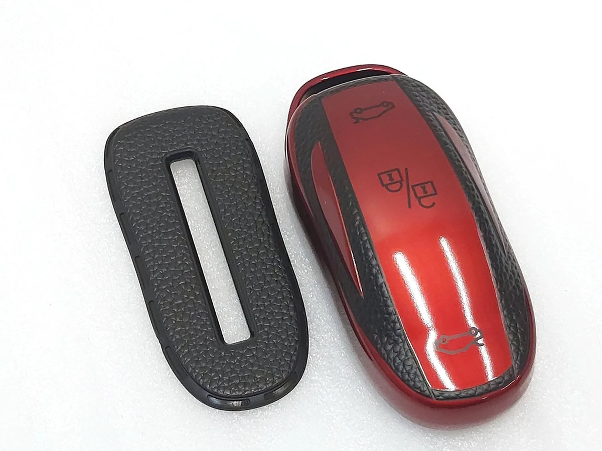 Чохол захисний для ключа (брелока) відкриття автомобіля RED Tesla Model X, Model X Mar 2021 1054132-95-G