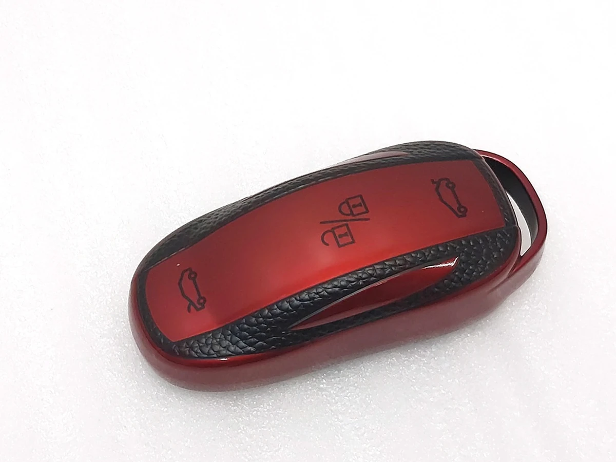 Чохол захисний для ключа (брелока) відкриття автомобіля RED Tesla Model X, Model X Mar 2021 1054132-95-G