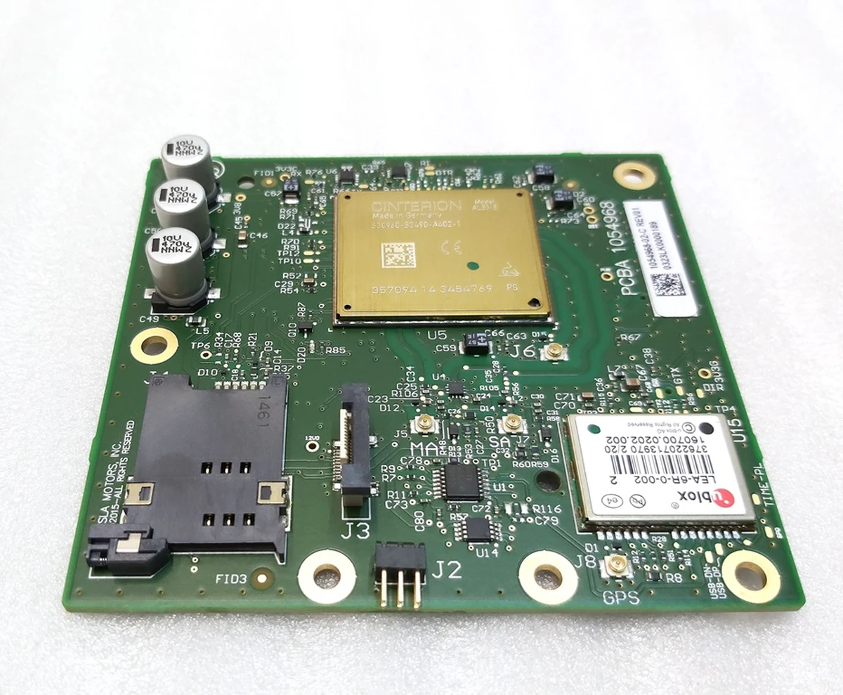 4 PCBA, LTE CONNECTIVITY, UBLOX GPS TEGRA Tesla model S, model S REST, model X 1054968-02-C