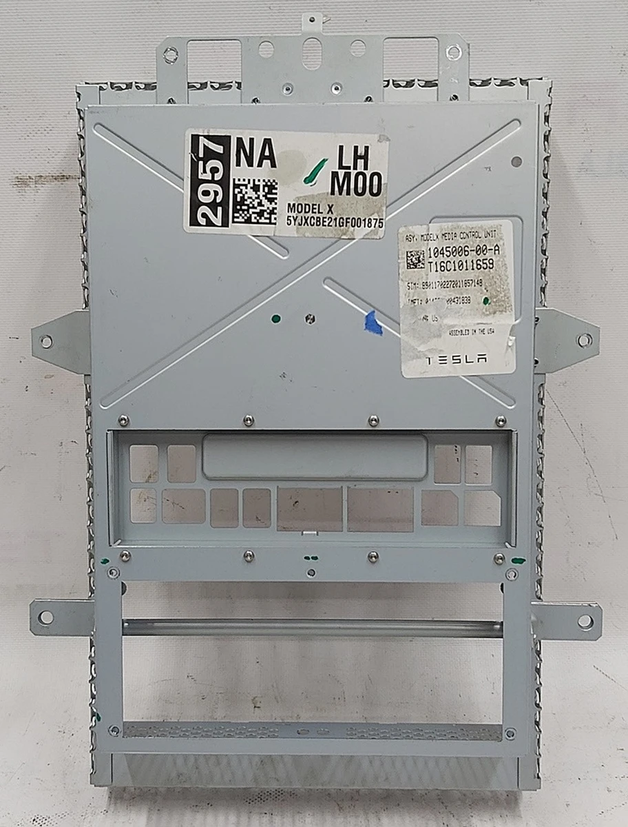 Корпус металлический MCU (основного монитора) REV01 Tesla model X S REST 1057369-00-D