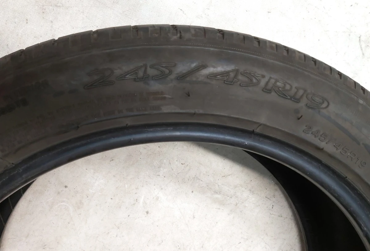 1 Шина 245/45R19 MICHELIN GREEN PRIMACY MXM4 (4,93mm) data 4217 Tesla model S, model S REST 1065205-00-A