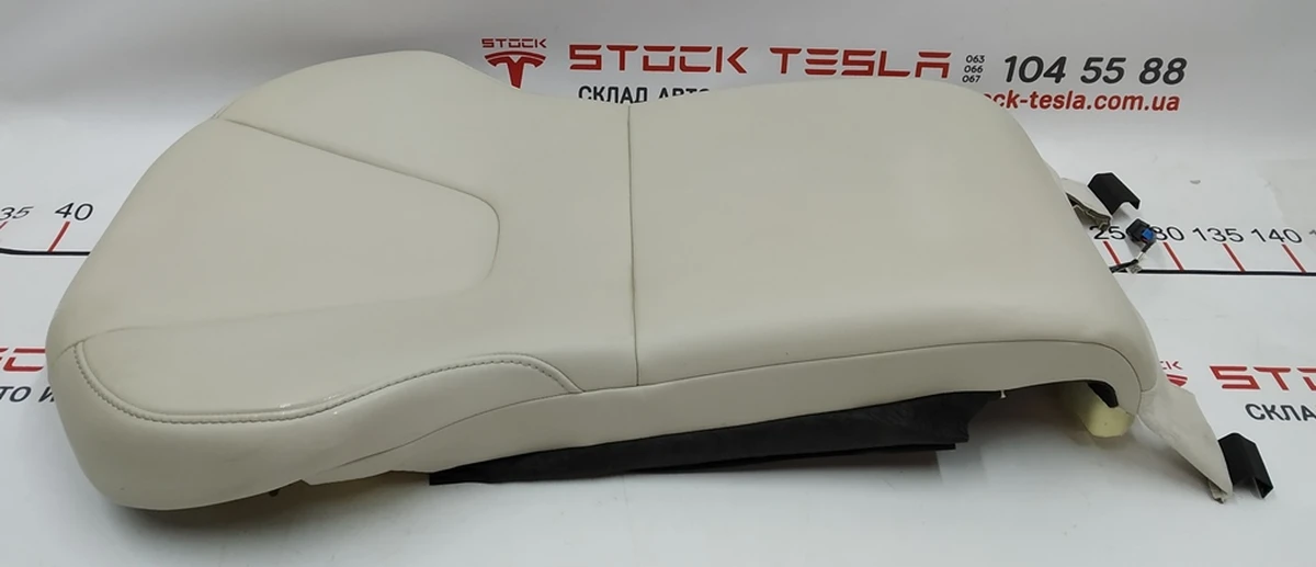 1 Спинка сидіння 1-го ряду PUR CRM в зборі з підігрівом і датчиком температури Tesla model S REST, model X 9876527-03-A