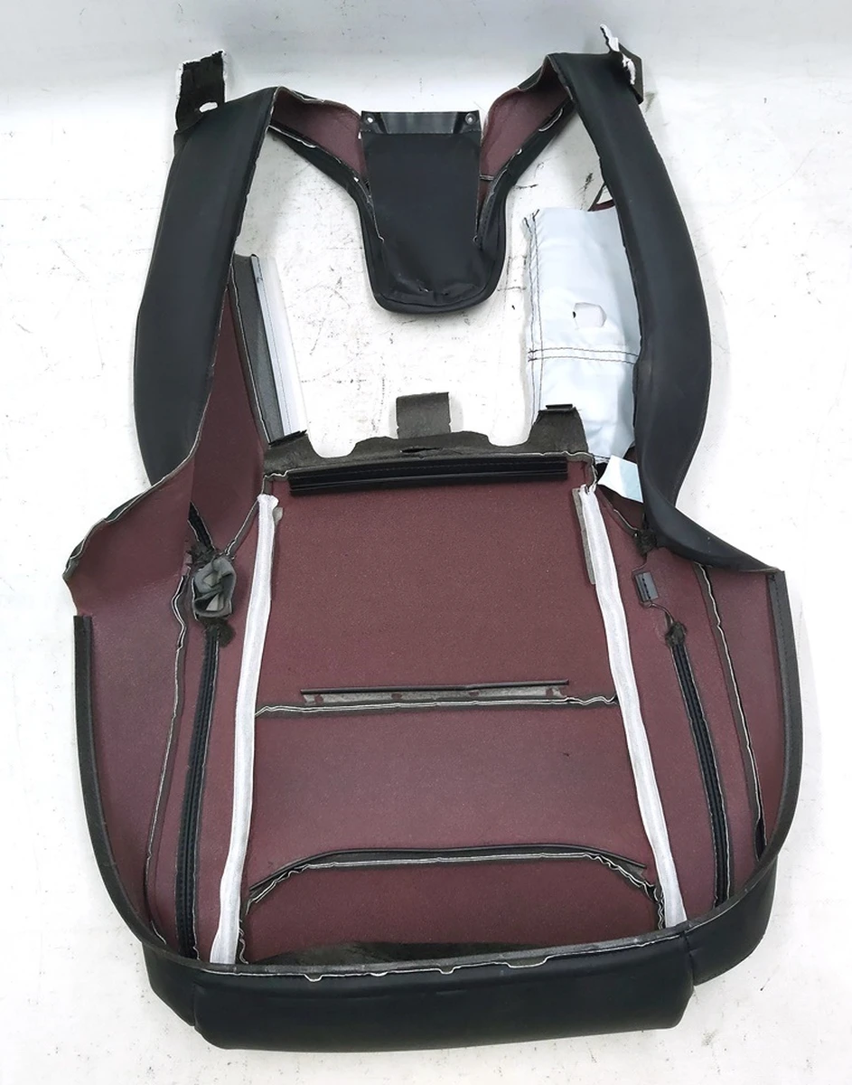 8 Seat trim, single right 2nd row seat PUR BLK PREM Tesla model X 1065649-06-C