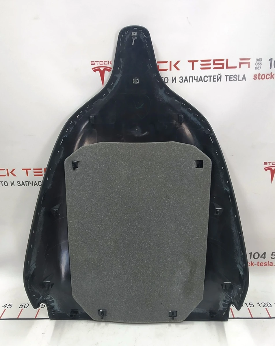 1 Back cover of the 1st row seat backrest leatherette Tesla Model S REST, Model X 1066790-00-A