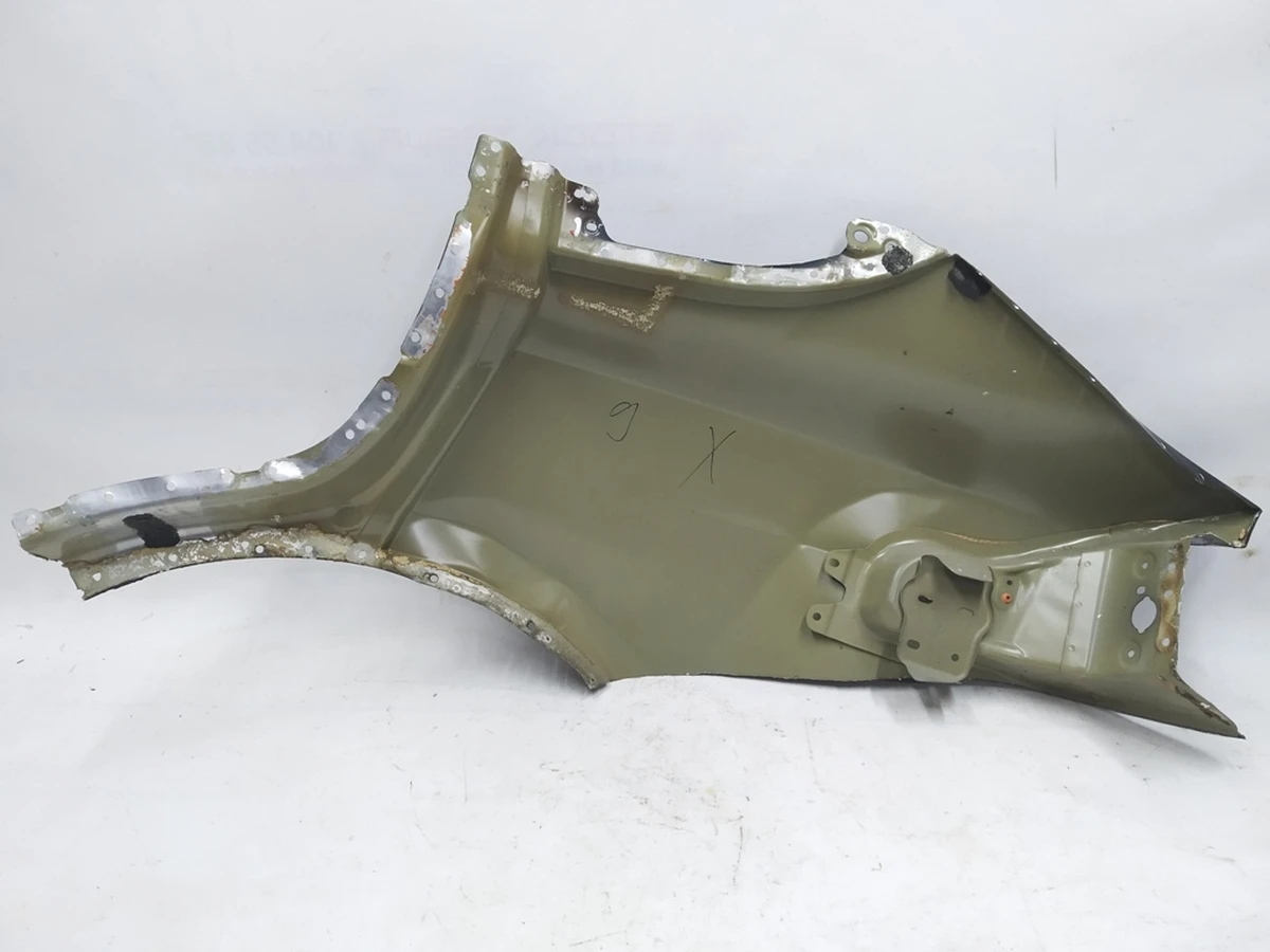 1 Чверть задня права фільонка крила без чобітка та задньої частини з пошкодженням PMBL Tesla model X 1069464-S0-B