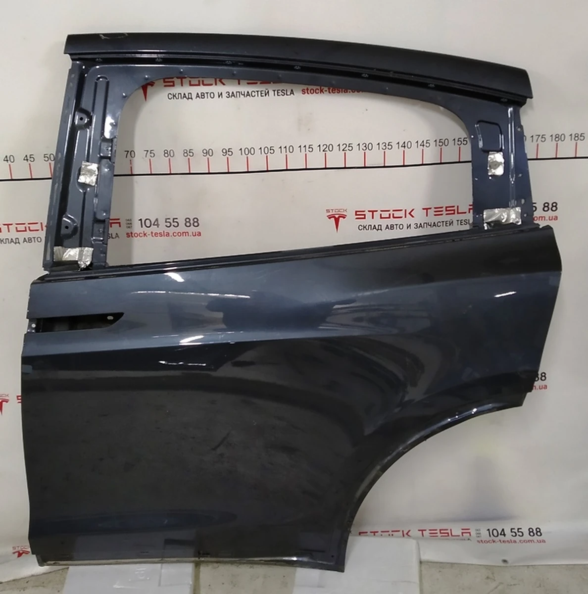 8 Двері задні ліві (метал) Tesla model X 1069537-E0-A