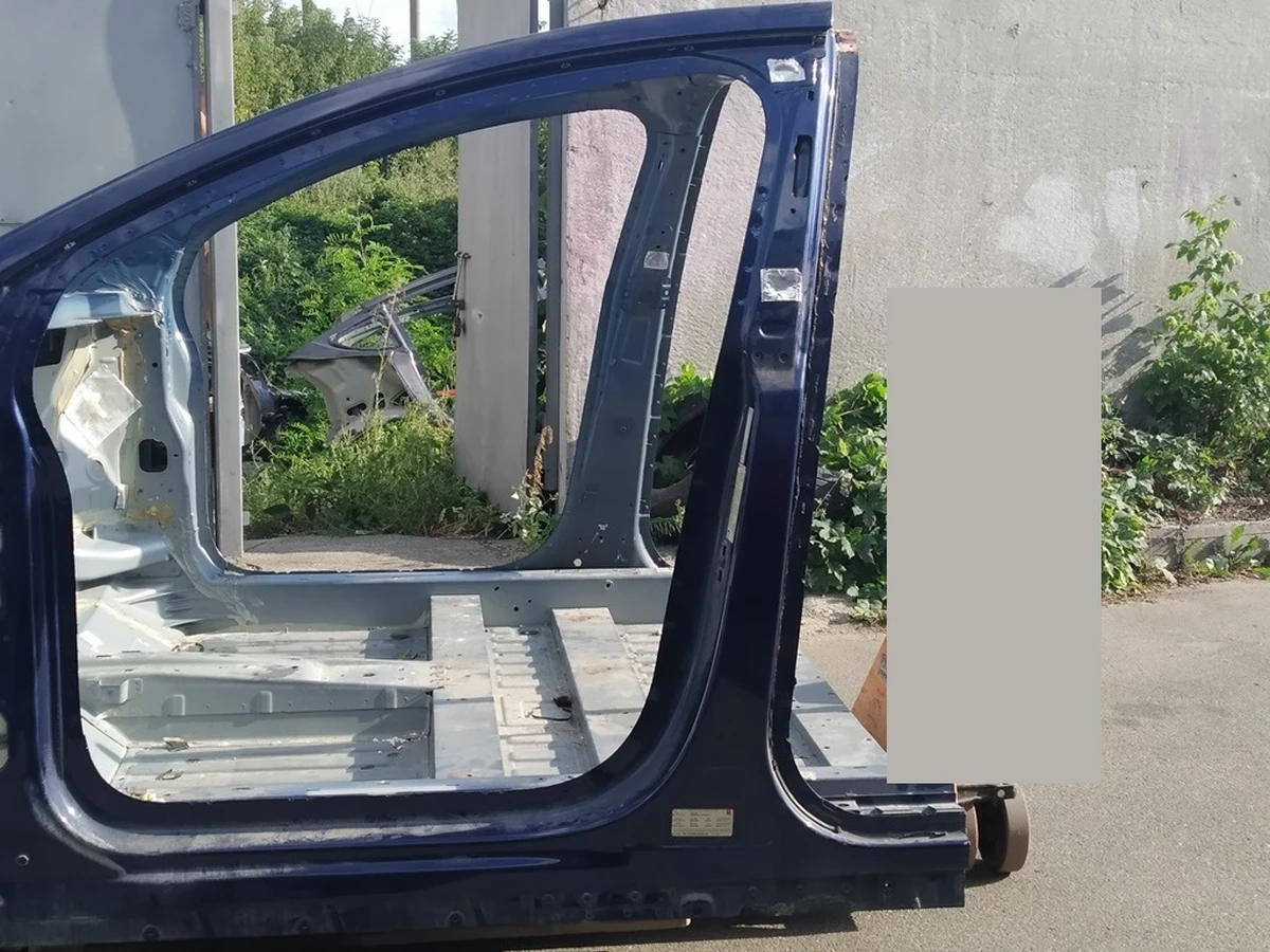 1 Четверть передняя левая стойка А/B с лонжероном и стаканом в сборе Tesla Model X 1073190, 1069430, 1069415