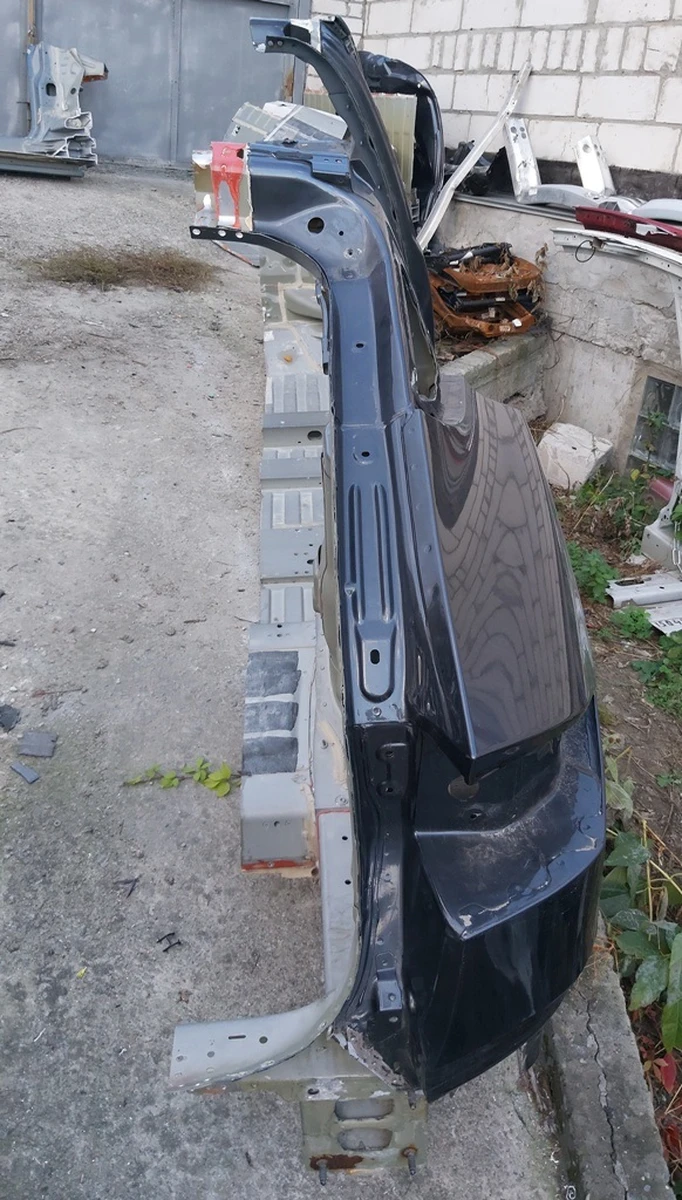 3 Right side body with side member, glass, wing flange, rear wing Tesla model X 1073193-S0-B