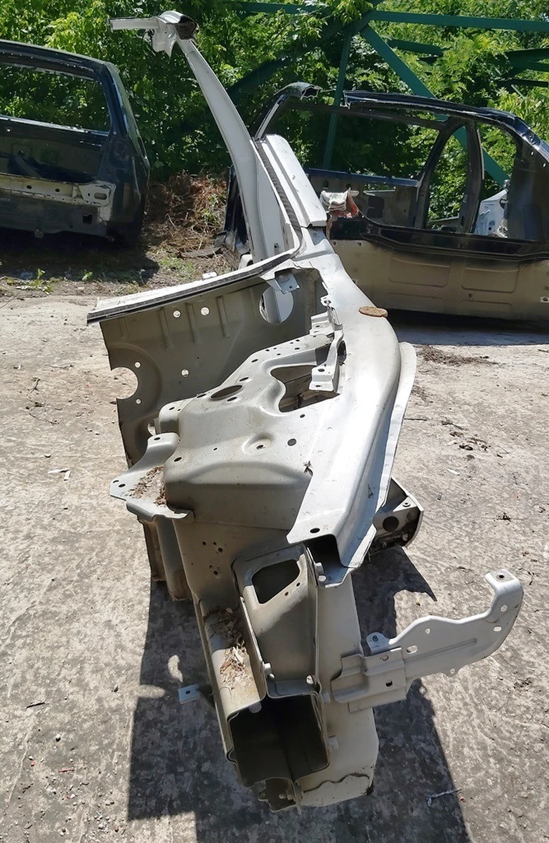 2 Body panel of racks A / B left PPSW with side member, glass, wing shelf Tesla model 3 1073673-S0-A