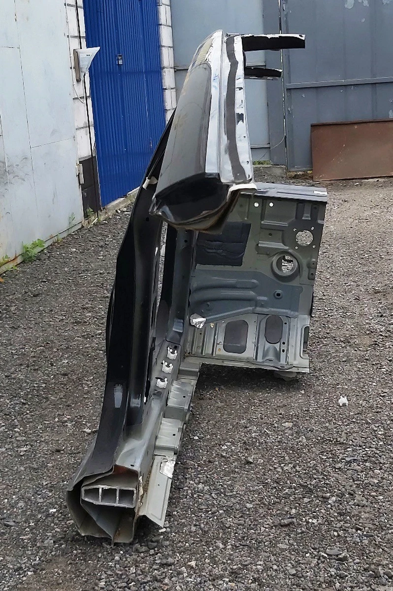 2 Кузовна панель стійок А/В ліва PBSB з лонжероном, склянкою, полицею крила Tesla model 3 1073673-S0-A