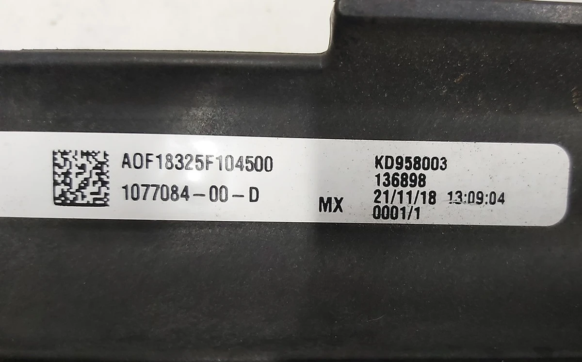 4 COOLING FAN AND SHROUD, M3 without bushings and pillows Tesla model 3 1077084-00-D