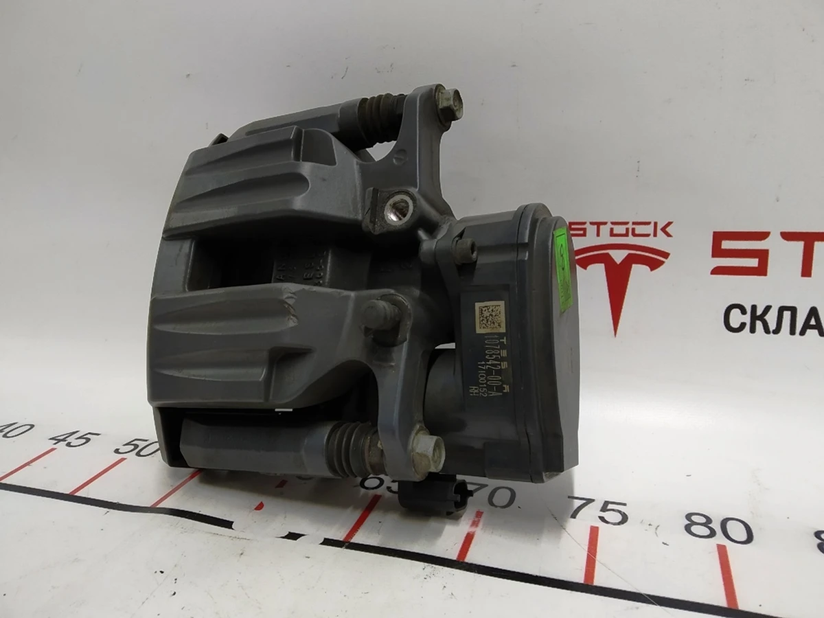 1 Суппорт тормозной задний правый MANDO (с тормозными колодками) Tesla model S REST, Tesla model X 1078542-00-B