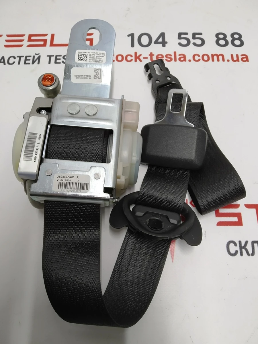 2 Seat belt front passenger Tesla model S REST 1079284-02-C