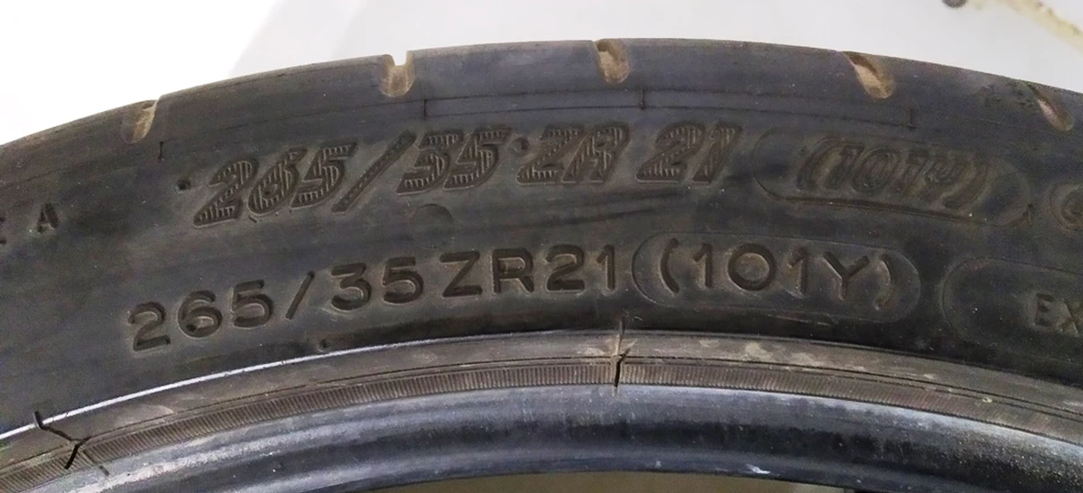 1 Шина 265/35ZR21 101Y Michelin Pilot Sport 5,66мм Tesla model S 1079721-00-A