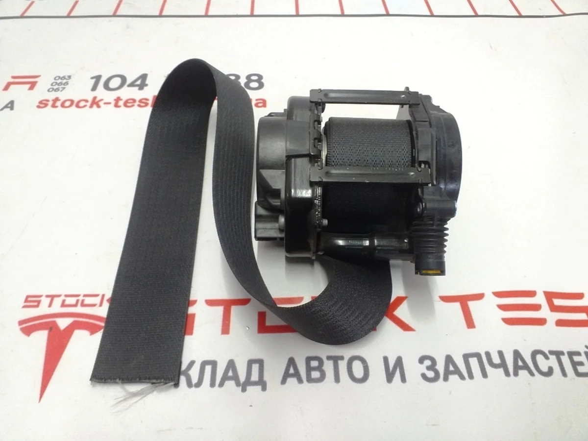 2 Ремень безопасности передний правый (пассажирский) (с повреждением) (BLK) Tesla model 3 1081279-01-G