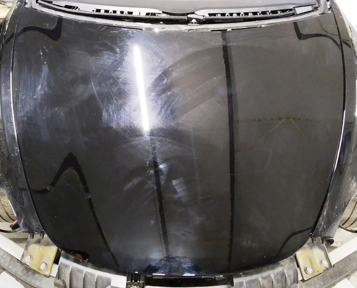 1 Hood SOLID BLACK-PBSB Tesla model 3 1081390-01-C