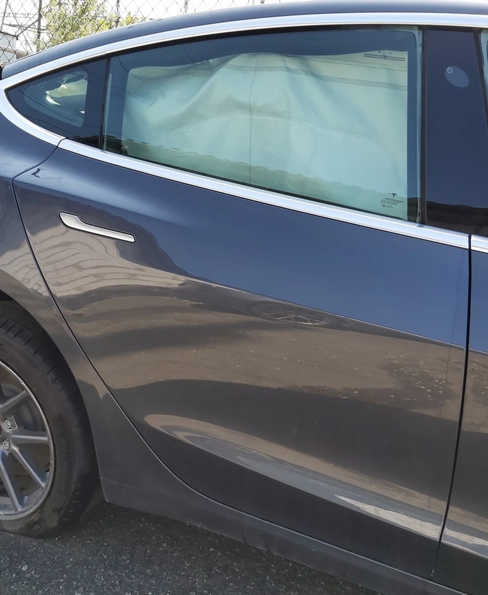 7 Rear right door assembly PMNG Tesla model 3 1081440-E0-C