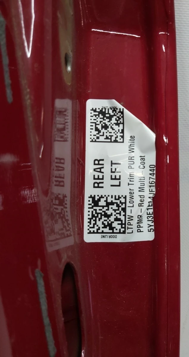 7 Двері задні ліві (метал) PPMR Tesla model 3 1081441-E0-C