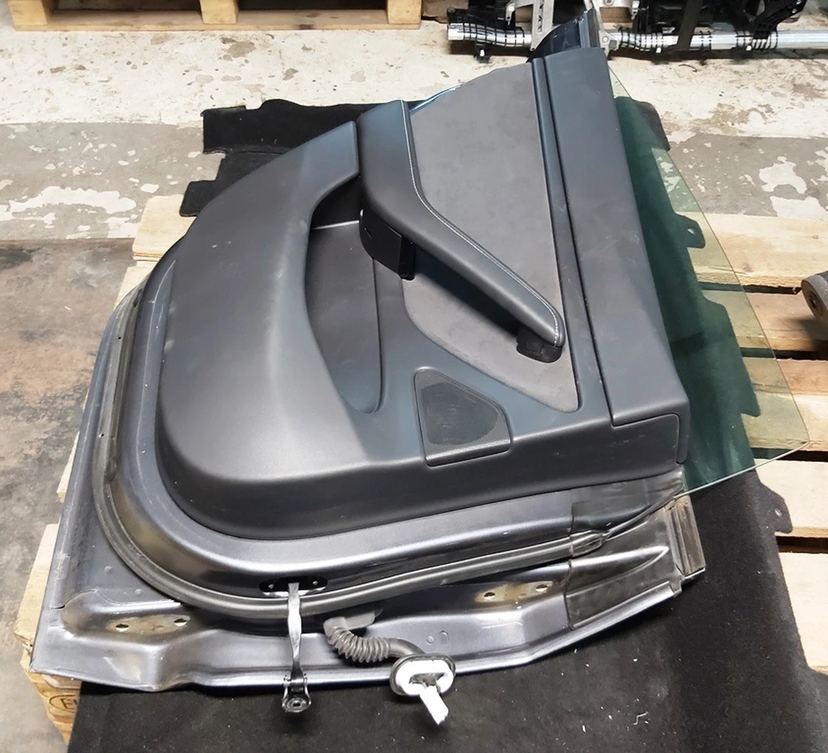 7 Двері задні ліві в зборі PMNG Tesla model 3 1081441-E0-C