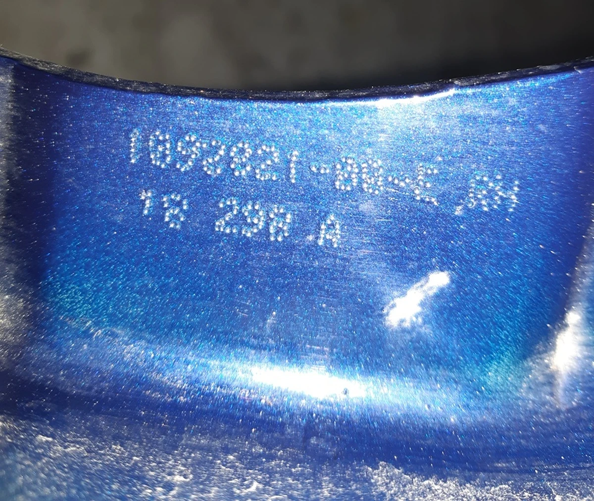 11 Trunk lid (lid) metal PPSB Tesla model 3 1081460-E0-D