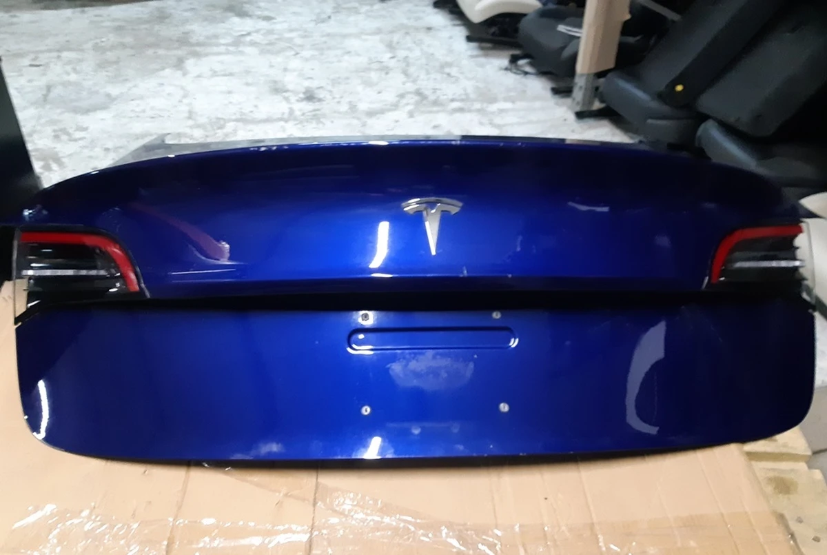 11 Trunk lid (lid) metal PPSB Tesla model 3 1081460-E0-D