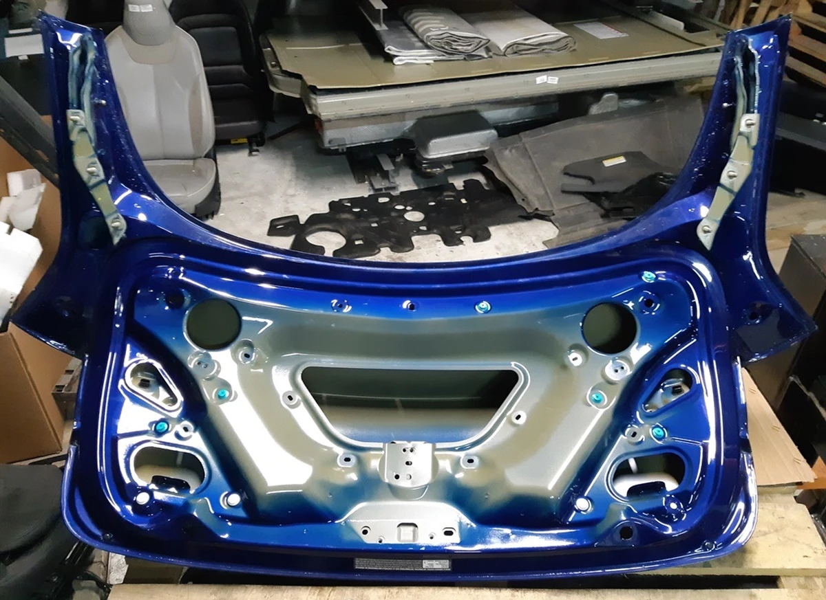 11 Trunk lid (lid) metal PPSB Tesla model 3 1081460-E0-D