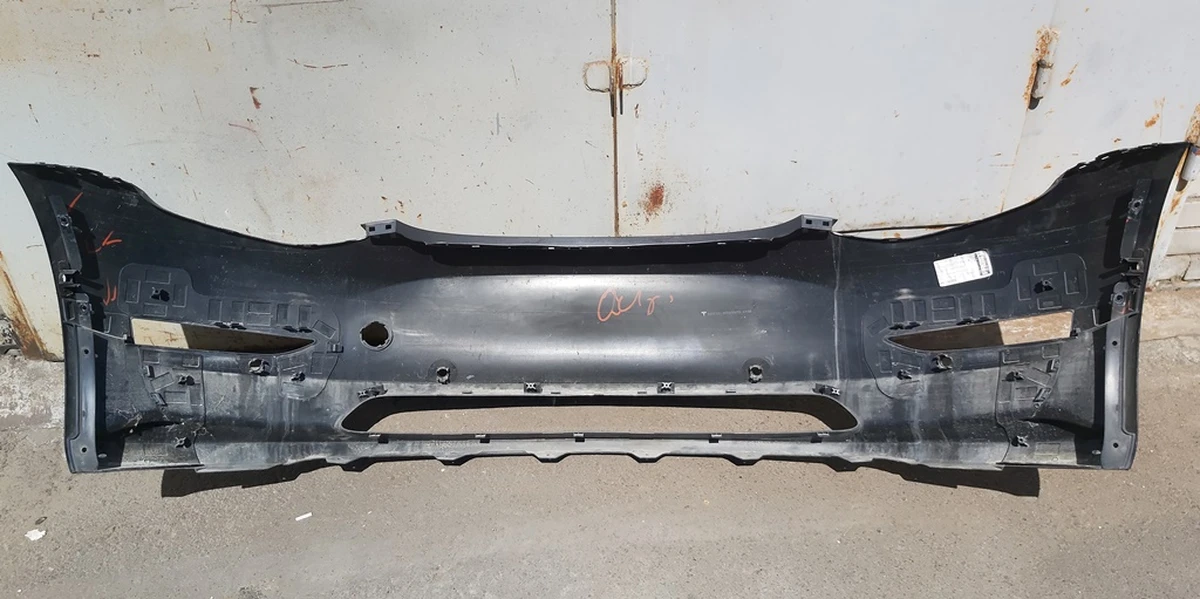 1 Бампер передній MIDNIGHT SILVER METALLIC-PMNG в зборі з кронш. креп. парктроников, противотум. фар і підкрилки (з пошкодженим.) Tesla model 3 1084168-S4-E