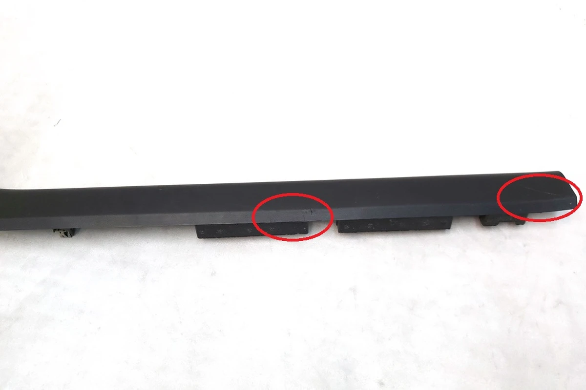 9 Облицювання порога переднього лівого з пошкодженням Tesla model 3 1086290-00-H