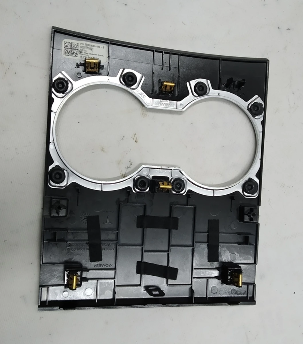 12 M3, CONSOLE, CUP HLDR DCR, ASY, PREMIUM, NO SECURITY CONTROLLER WOOD Tesla model 3