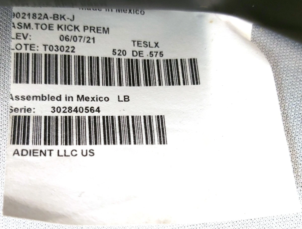 1 M3 1R SB SHELL PREM ASY with damage Tesla model 3, model Y 1088966-00-B