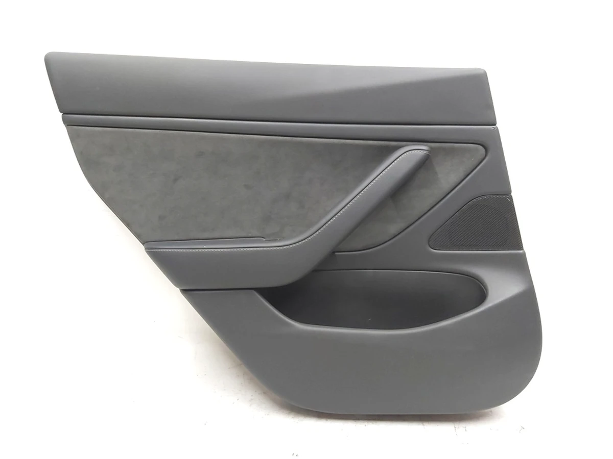 1 Карта дверей задніх лівих у зборі з блоком рег. склопід. PREM BLACK Tesla model 3 1090413-01-J