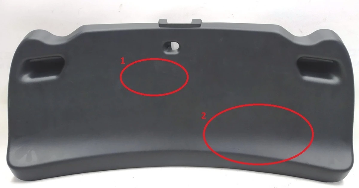 M3, LIFTGATE TRIM, END ITEM {M3} 1090454-00-I