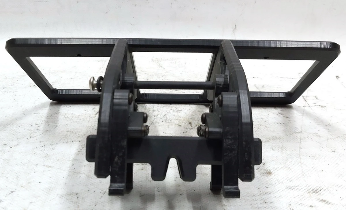 1 FR LICENSE PLATE BRACKET NA quick fit assembly with retainer Tesla model 3 1096829-00-G