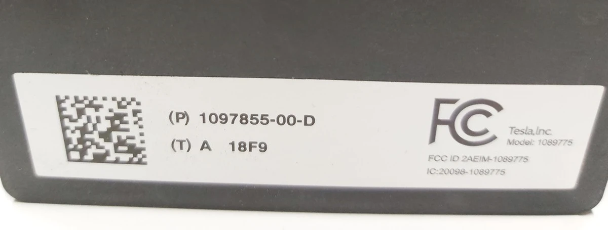 7 ASY, REAR BLE Tesla model 3 1097855-00-H