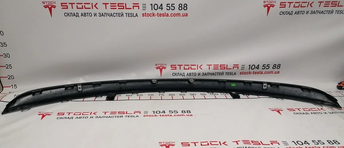 12 Накладка бампера заднього нижня структурна (губа) Tesla model 3 1103035-00-D