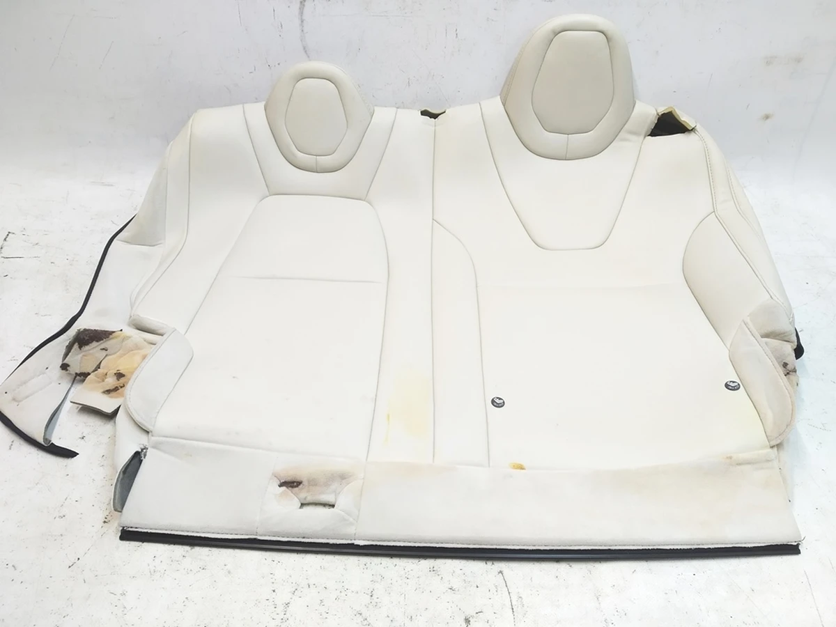 6 Обшивка спинки подвійного лівого сидіння 2-го ряду 5 місць PREM PUR CRM вживана Tesla Model X 2345613-03-A