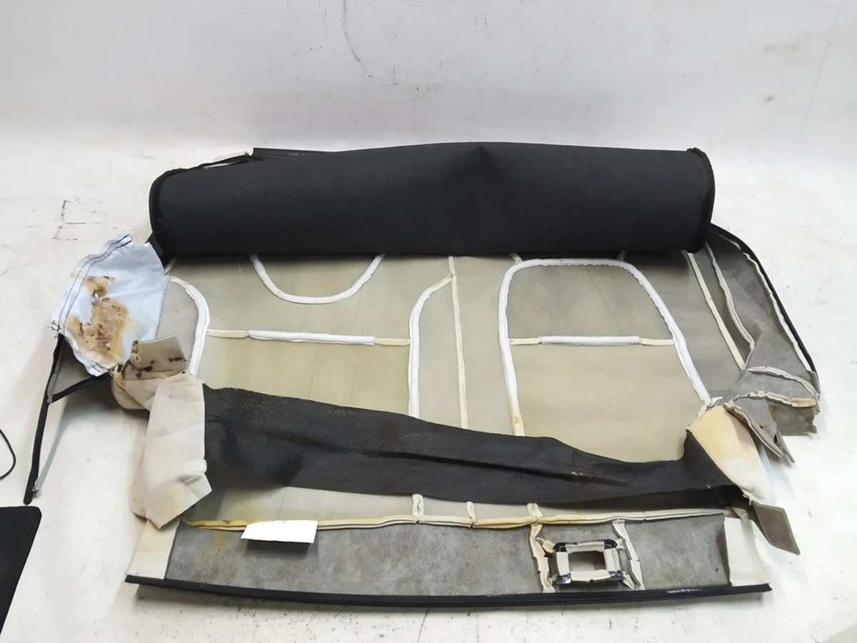 6 Обшивка спинки подвійного лівого сидіння 2-го ряду 5 місць PREM PUR CRM вживана Tesla Model X 2345613-03-A