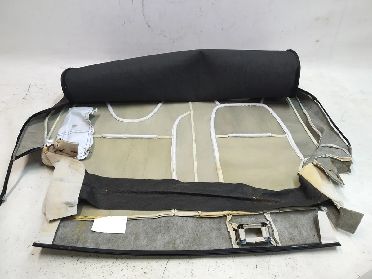 6 Обшивка спинки подвійного лівого сидіння 2-го ряду 5 місць PREM PUR CRM вживана Tesla Model X 2345613-03-A