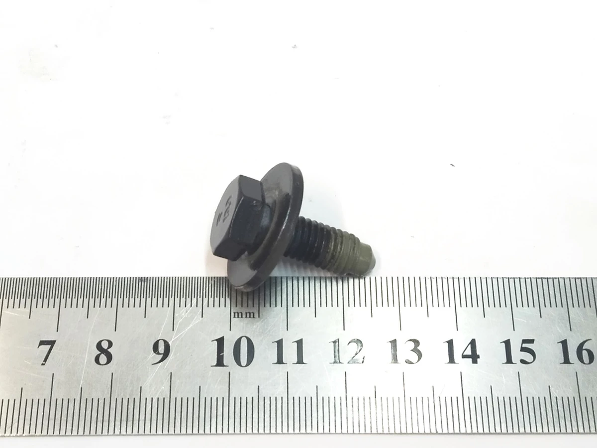 2 BOLT&WSHR[FL],M8X20,[109],PC,ZNNI,BLK Tesla Model 3 1104730-00-B
