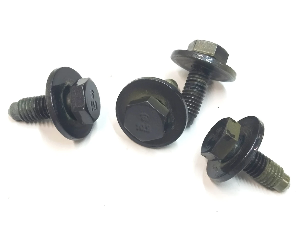 2 BOLT&WSHR[FL],M8X20,[109],PC,ZNNI,BLK Tesla Model 3 1104730-00-B